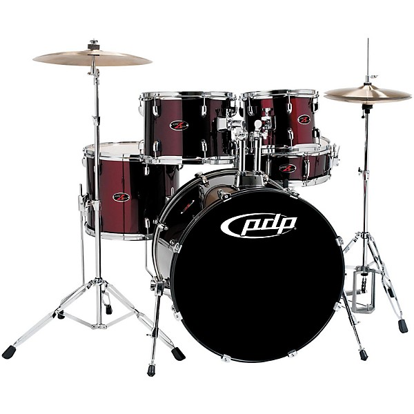 PDP by DW Z5 5-Piece Drumset with Meinl Cymbals Black Cherry
