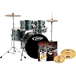 PDP by DW Z5 5-Piece Drumset with Meinl Cymbals Gray Metal