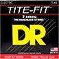 DR Strings Tite-Fit Nickel Plated 7-String Electric Guitar Strings Heavy (11-60) thumbnail