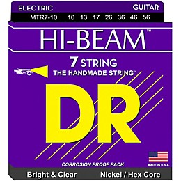 DR Strings HI-BEAM Nickel Plated 7-String Electric Guitar Strings Medium (10-56)