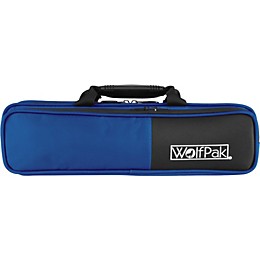 WolfPak Colors Series Lightweight Polyfoam Flute Case Blue