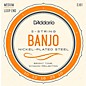 D'Addario EJ61 Nickel 5-String Medium Banjo Strings (10-23) thumbnail
