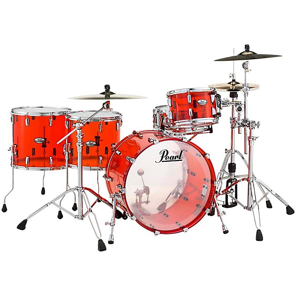 Pearl Crystal Beat 4-Piece Rock Shell Pack Ruby Red