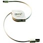 Tera Grand Apple Certified Retractable Lightning Cable White 4 ft. thumbnail