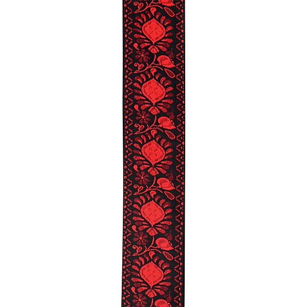 D'Addario 2" Woven Guitar Strap, Monterey 2 Dark Red