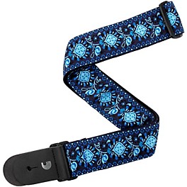 D'Addario 2" Woven Guitar Strap, Monterey 2 Blue