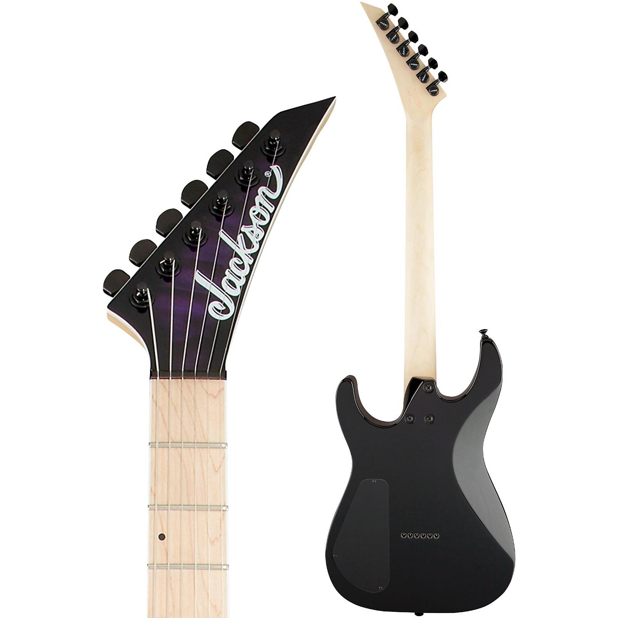 Open Box Jackson Pro Dinky DK2QM Electric Guitar Transparent