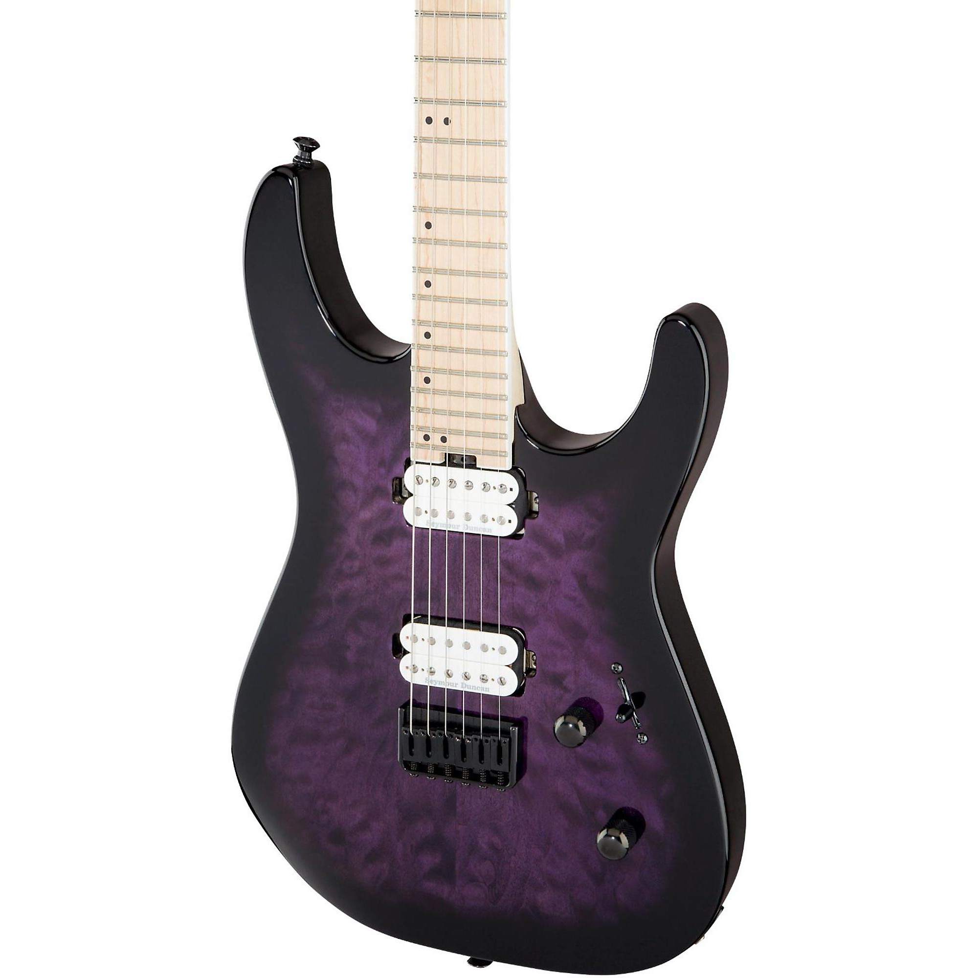 Open Box Jackson Pro Dinky DK2QM Electric Guitar Transparent