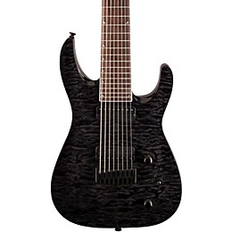 Open Box Jackson SLATHX 3-8 Quilted Maple Top 8-String Electric Guitar Level 2 Transparent Black 190839485298
