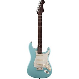 Fender Limited Edition American Standard Stratocaster Electric Guitar Daphne Blue Rosewood Neck