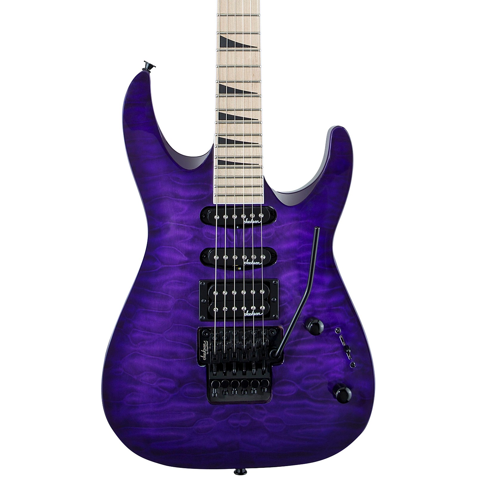 Jackson JS34Q Dinky DKAM Electric Guitar Transparent Purple | Guitar Center