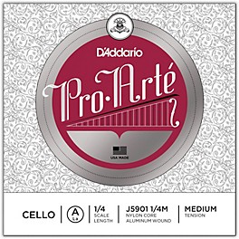 D'Addario Pro-Arte Series Cello A String 1/4 Size