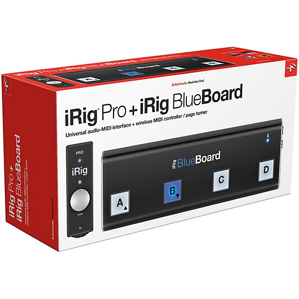 Open Box IK Multimedia iRig Bundle Pro + Bboard Level 1