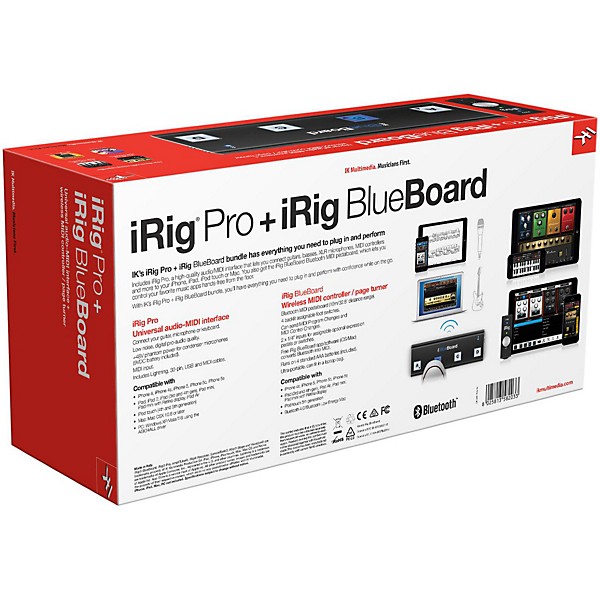Open Box IK Multimedia iRig Bundle Pro + Bboard Level 1