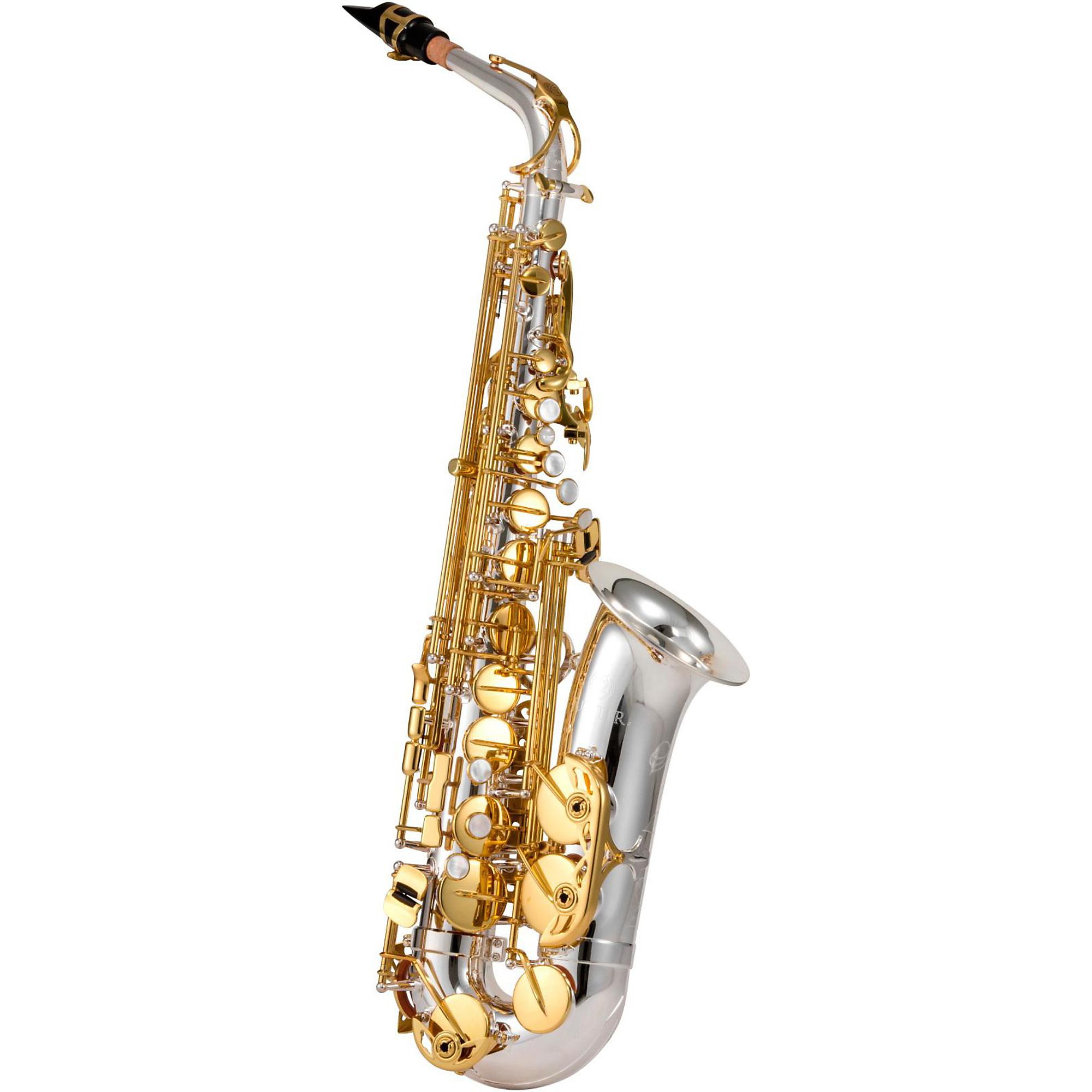 Jupiter JAS1100SG Alto Saxophone Silver Plated, Gold Lacquer