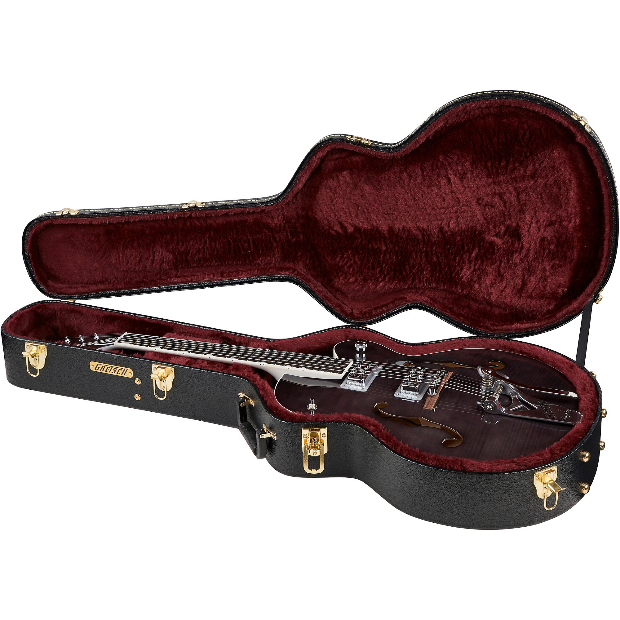 Platinum Gretsch Guitars G6120SH Brian Setzer Hot Rod Flame