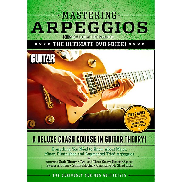 Alfred Guitar World Mastering Arpeggios Deluxe:  A Crash Course in Guitar Theory DVD