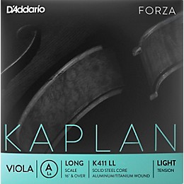 D'Addario Kaplan Series Viola A String 16+ Long Scale Light