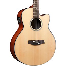 Ibanez AEL108TD-NT 8-String (Double E&B) Acoustic-Electric
