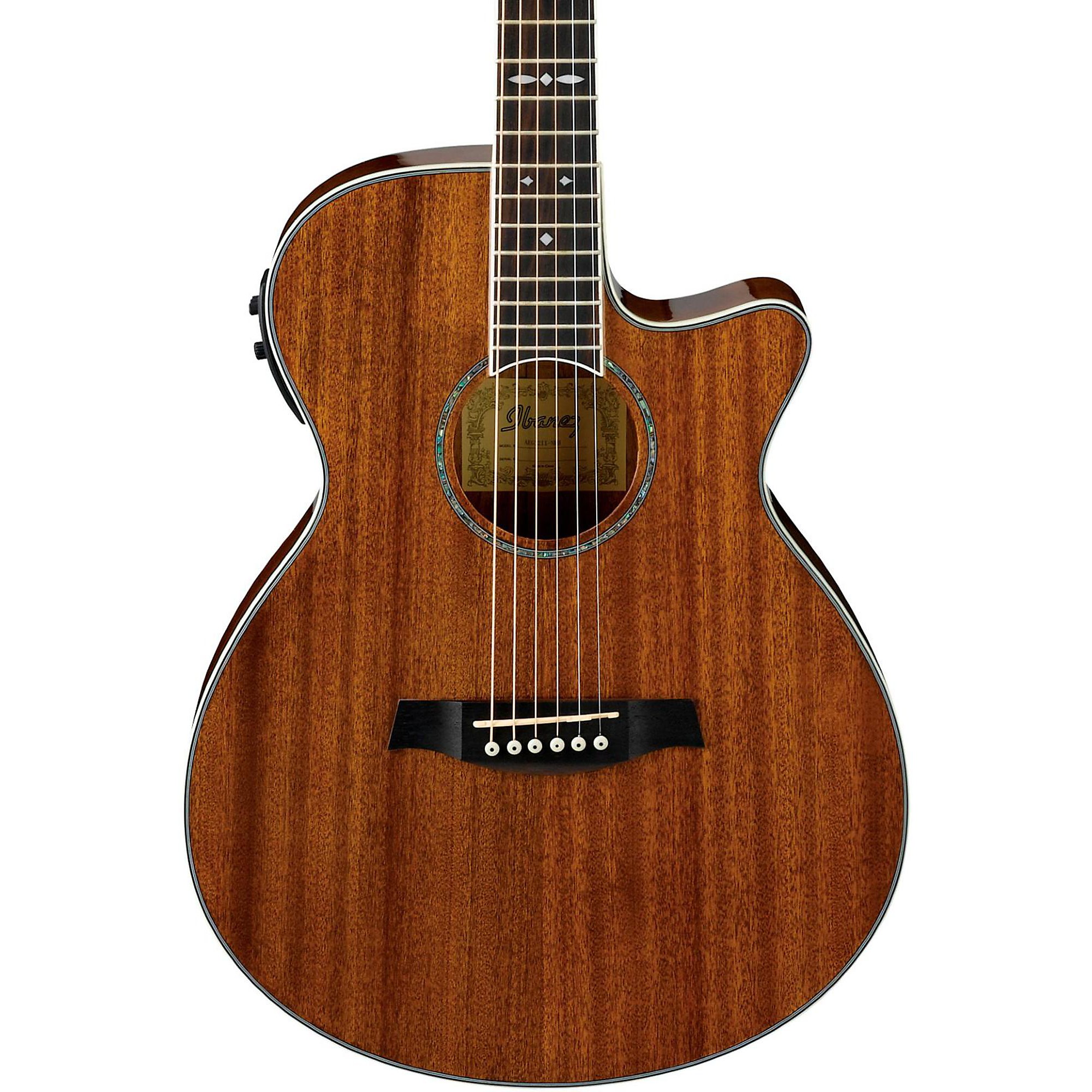 Open Box Ibanez AEG12II-NT Acoustic-Electric Guitar Natural