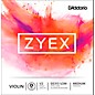 D'Addario Zyex Series Violin D String 1/2 Size thumbnail