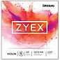 D'Addario Zyex Series Violin G String 4/4 Size Light thumbnail