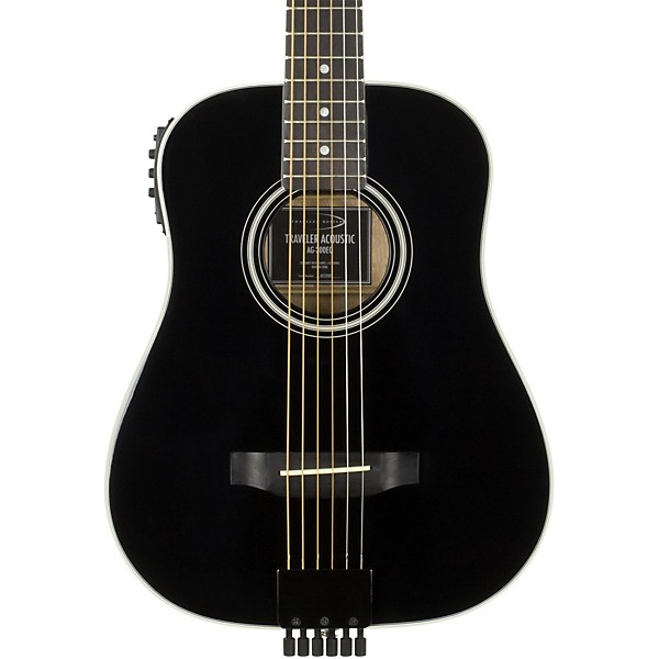 Traveler Guitar AG-200EQ Acoustic-Electric Travel Guitar Black
