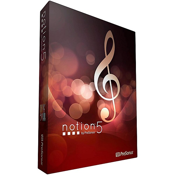 PreSonus Notion 5 Music Notation Software Download