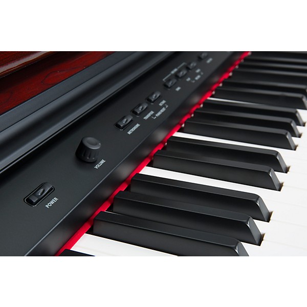 Open Box Williams Overture 2 88-Key Console Digital Piano Level 1 Mahogany Red