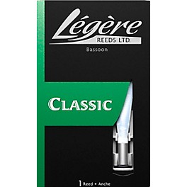 Legere Reeds Bassoon Synthetic Reed Medium Hard Legere Reeds Bassoon Synthetic Reed Medium