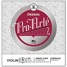 D'Addario Pro-Arte Series Violin A String 1/4 Size
