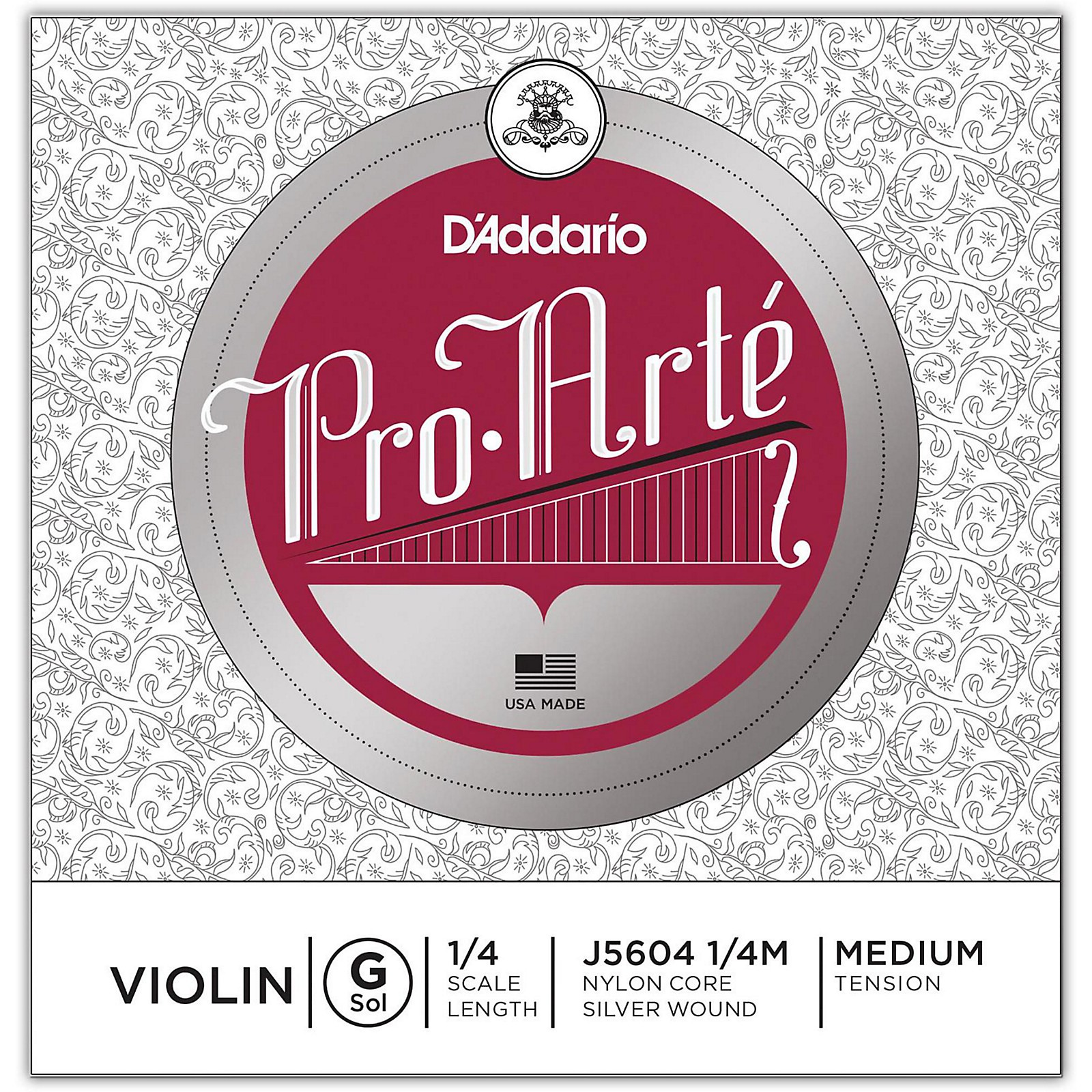 D'Addario ProArte Series Violin G String 1/4 Size Guitar Center