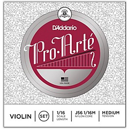 D'Addario Pro-Arte Series Violin String Set 1/4 Size D'Addario Pro-Arte Series Violin String Set 1/16 Size