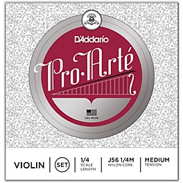 D'Addario Pro-Arte Series Violin String Set 1/4 Size D'Addario Pro-Arte Series Violin String Set 1/4 Size