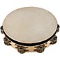 Sound Percussion Labs Baja Percussion Double Row Tambourine with Steel Jingles 10 in. Natural thumbnail