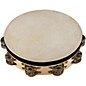 Sound Percussion Labs Baja Percussion Double Row Tambourine With Steel Jingles 10 in. Natural thumbnail