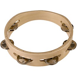 Sound Percussion Labs Baja Percussion Single-Row Headless Tambourine With Steel Jingles 8 in. Natural