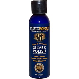 Music Nomad Silver Polish for Silver & Silver-Plated Instruments 4oz. Bottle