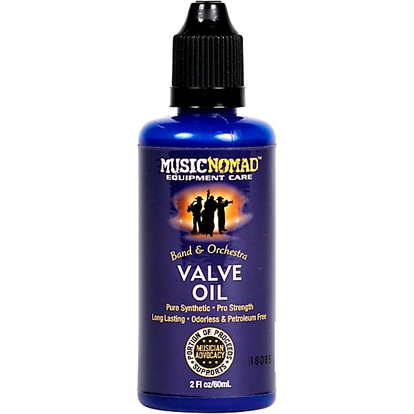 Music Nomad Pro Strength Pure Synthetic Valve Oil 2oz. Bottle