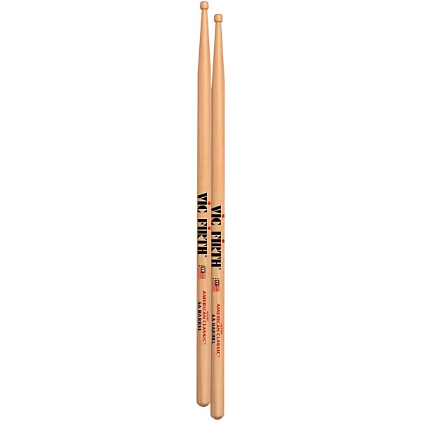 Vic Firth American Classic Drum Sticks With Barrel Tip Wood 5A