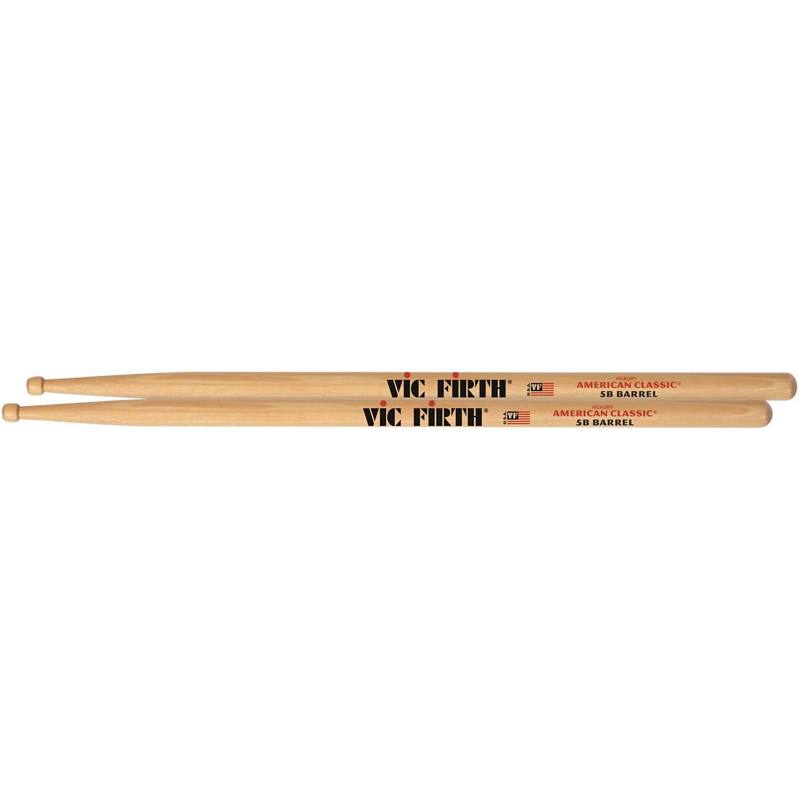 6-Pack Vic Firth 5A American Classic Wood Tip Drum Sticks