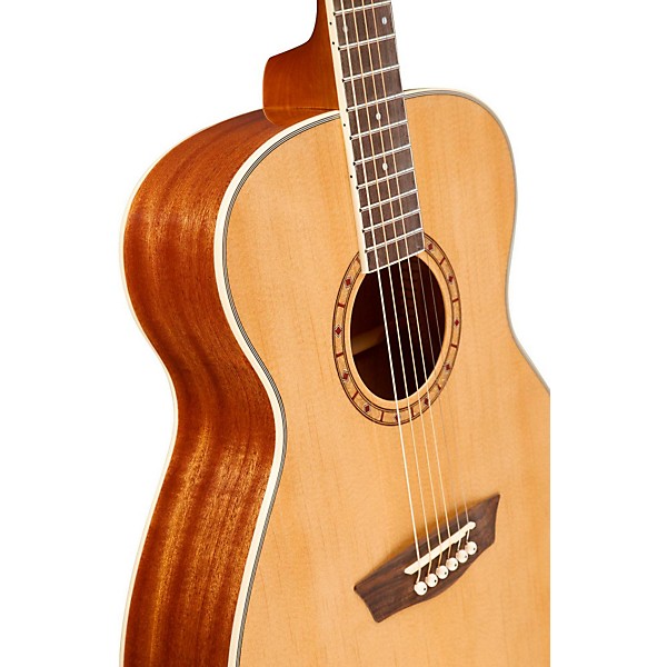 Open Box Washburn WF110DL Folk Acoustic Guitar Level 1 Natural