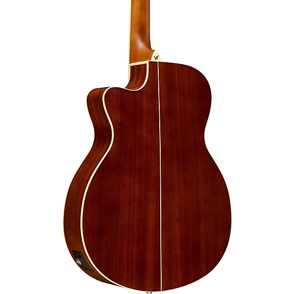 Open Box Washburn WF19CE Mahogany Folk Acoustic-Electric Guitar Level 1 Natural