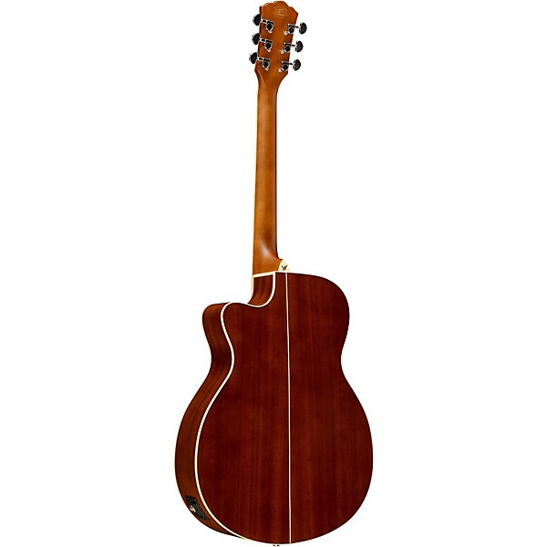 Open Box Washburn WF19CE Mahogany Folk Acoustic-Electric Guitar Level 1 Natural
