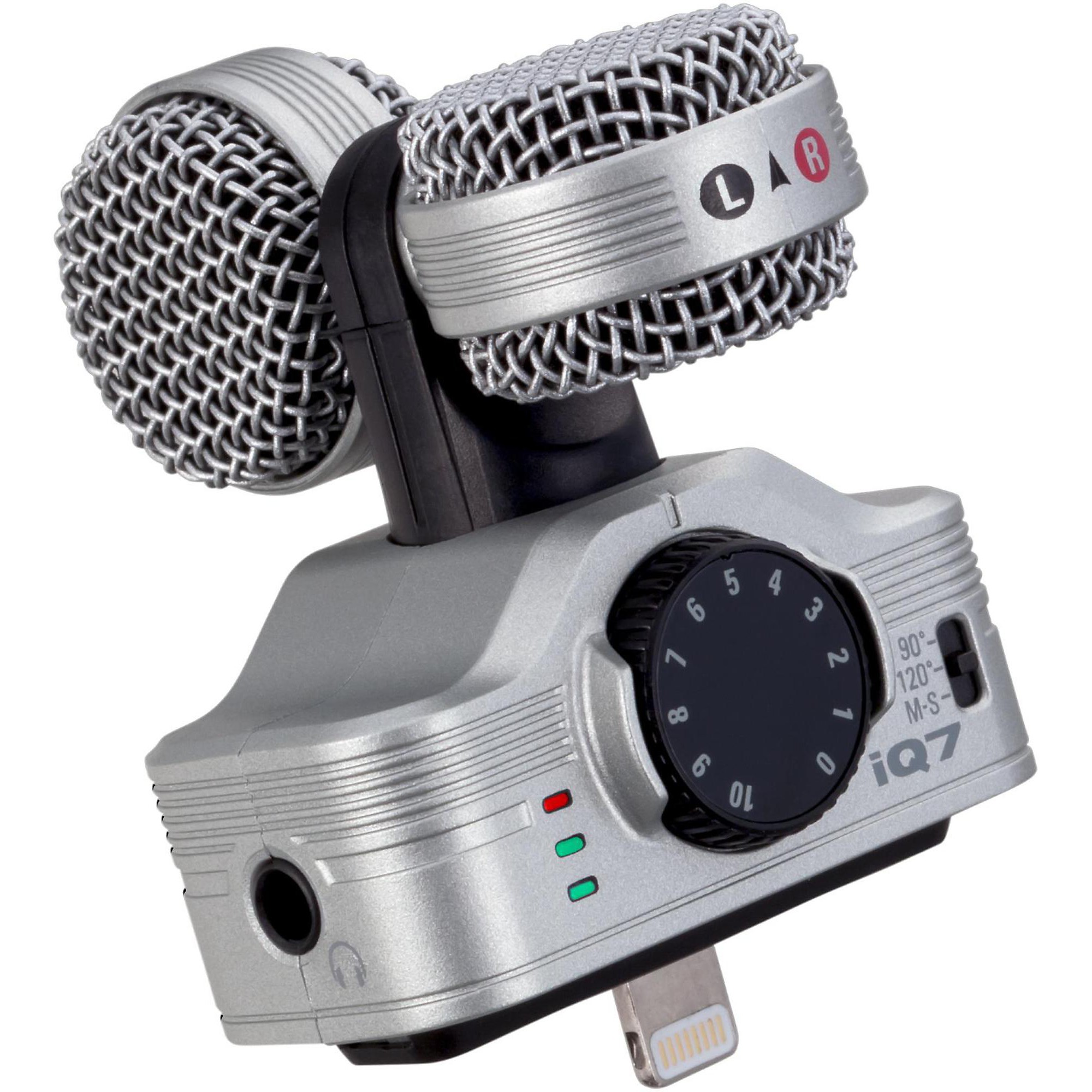 【一式】zoom iQ7 MS マイクロフォン Zoom iQ7 MS Stereo Microphone for iOS | Guitar Center