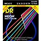 Open Box DR Strings Hi-Def NEON Multi-Color Medium Acoustic Guitar Strings (12-54) 2 Pack Level 1 thumbnail