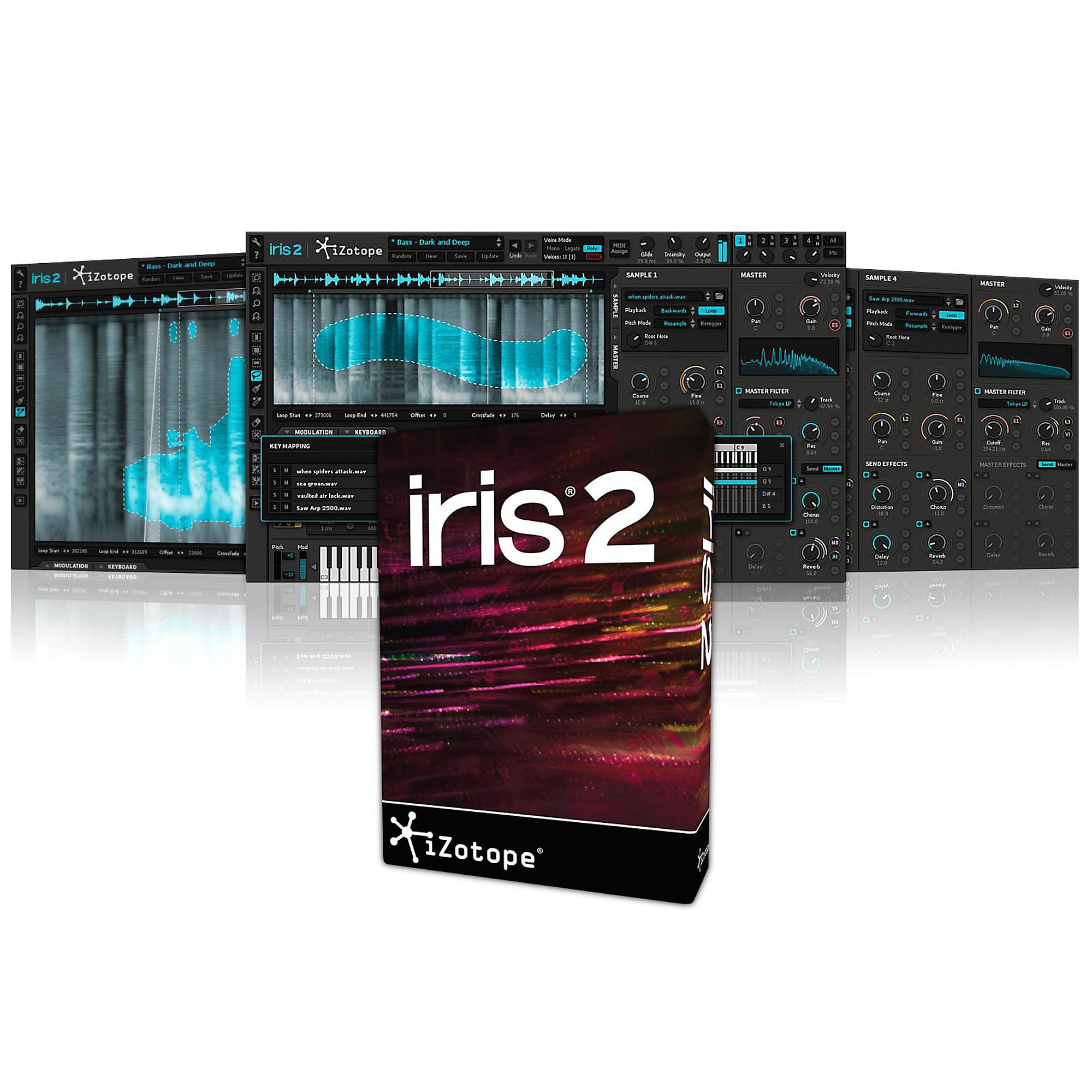 iZotope Iris 2 Spectral Selection Synth Software Download | Guitar