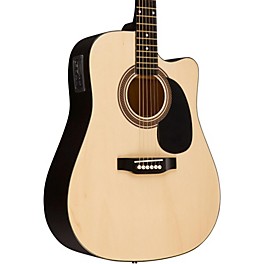 Rogue RA-090 Dreadnought Cutaway Acoustic-Electric Guita... Rogue RA-090 Dreadnought Cutaway Acoustic-Electric Guitar Natural