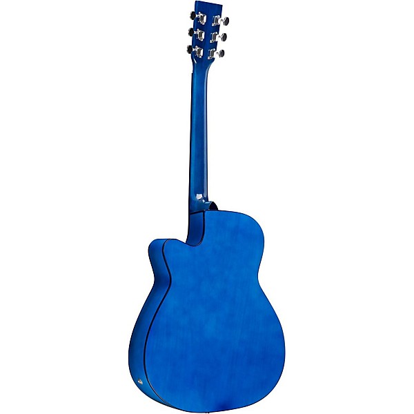 Rogue RA-090 Concert Cutaway Acoustic-Electric Guitar Blue Burst