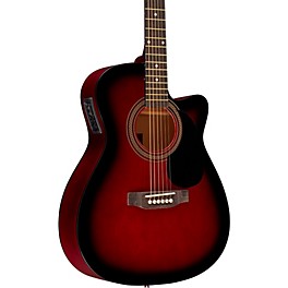 Rogue RA-090 Concert Cutaway Acoustic-Electric Guitar Black Rogue RA-090 Concert Cutaway Acoustic-Electric Guitar Red